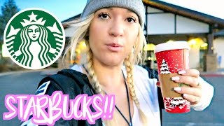 ALISHA MARIES STARBUCKS ORDER Vlogmas Day 13 [upl. by Alfi760]