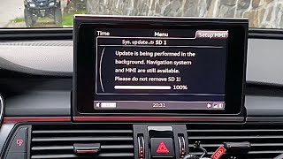 How to update for free Audi MMI Maps  GPS Navigation For almost all Audi Models  step by step [upl. by Rem286]