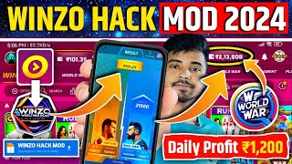 Winzo App Se Paise Kaise Kamaye  Winzo World War Trick  Winzo Hack 2024  World War Trick 2024 [upl. by Eittol]