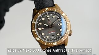 Zelos V2 Mako 500 Bronze Anthracite Preowned [upl. by Annoet]