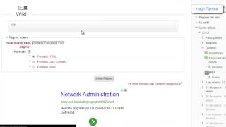 Moodle  Wiki  Agregar páginas a una wiki [upl. by Juxon]
