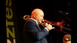 Jazzfest Bonn 2018 Nils Landgren Quartet quotBroken Wingsquot Richard Page Post Tower [upl. by Anerak]