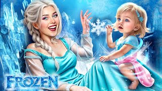 How to Become Elsa Frozen Extreme Makeover [upl. by Ybeloc]