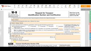 How to Fill W9 Form [upl. by Vladamar]