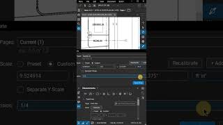 Calibrate your Drawings in Bluebeam Revu shorts [upl. by Lewiss]