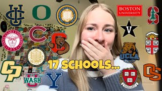 College Decisions Reactions 2024 ivies ucs more [upl. by Mloclam594]