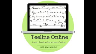 Teeline Shorthand Alphabet by Teeline Online [upl. by Haldes]