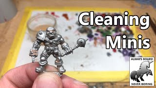 Stripping Paint from Miniatures Dettol versus Clean Spirit  Cheap Solutions for Cleaning Minis [upl. by Bobette]