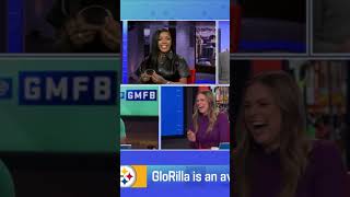 GloRilla joins GMFB to talk Steelers Fandom amp More nfl steelers glorilla [upl. by Dewie]