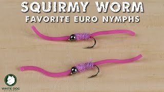 Fly Tying  Squirmy Worm  Favorite Euro Nymphs [upl. by Anelak]