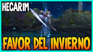 SKIN de HECARIM FAVOR DEL INVIERNO  League of Legends [upl. by Annoed533]