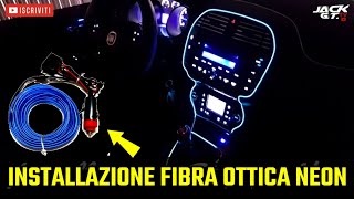 Installazione Fibra Ottica Neon su Fiat Bravo serie 2 [upl. by Atsugua664]