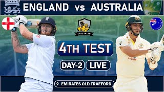 LIVE  ENGLAND vs AUSTRALIA 4th TEST MATCH LIVE COMMENTARY  ENG VS AUS 4th TEST DAY 1 SESSION 2 [upl. by Radbourne75]