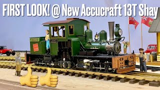 Casselman ON FIRST amp DETAILED look at Accucraft’s new 13T Shay likesubscribecommentshare [upl. by Areivax891]