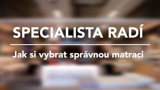 ProSpánek  Jak si vybrat správnou matraci [upl. by Adnuahsal]