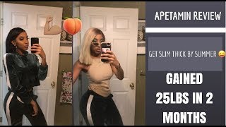 Apetamin Review HOW I GAINED 25 POUNDS IN 2 MONTHS before and after pictures included [upl. by Bernarr835]