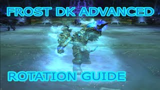 Shadowlands Frost DK Advanced Rotation Guide 90 Raid ST and Cleave [upl. by Ynohtnaleahcim800]