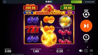 Slot ROYAL COINS 2 HOLD AND WIN [upl. by Avelin]