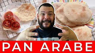 PAN ARABE Pan PITA con y SIN HORNO Receta FÁCIL  Tenedor Libre [upl. by Dnalwor]