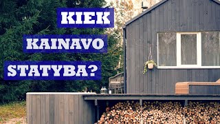 Kiek man kainavo pačiam pastatyti 30 m2 trobelę [upl. by Narda]