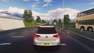 Assetto Corsa  400HP  VW Golf R 75  Pudsey 20  LOUD DSG FARTS [upl. by Verner]