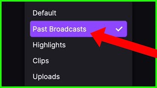 How to Find Past Streams on Twitch [upl. by Laniger583]