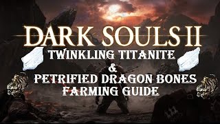 Dark Souls 2  Twinkling Titanite and Petrified Dragon Bones Farming Guide [upl. by Atilamrac]