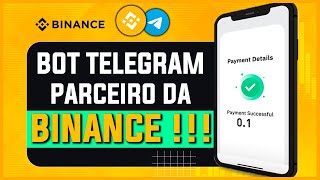 NOVO BOT TELEGRAM PATROCINADO PELA BINANCE airdrop tap to earn do telegram [upl. by Anilasor]