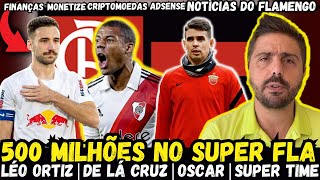 EXCLUSIVO🚨 SUPER FLAMENGO EM 2024  LÉO ORTIZ  DE LÁ CRUZ  OSCAR  BH E TITE  NOTÍCIAS DO FLA [upl. by Notyalc]