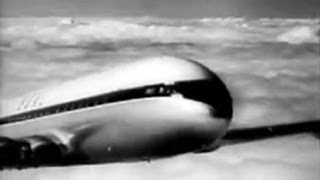 BOAC de Havilland Comet 3 Newsreel  12555 [upl. by Noseimaj]