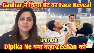 Gauhar Khan Face Reveal Zehaan Zaid Darbar Gauhar Khan Dipika ki Duniya New vlog Dipika kakkar [upl. by Saks]