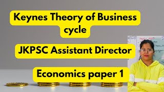 keynes theory of business cycle  Deepti Mahajan [upl. by Eshman142]