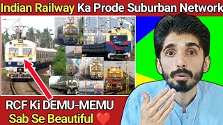 Beautiful MEMU DEMU and EMU Reaction Pakistan Pakistani Reaction Local Trains MEMU DEMU and EMU [upl. by Otrebide]