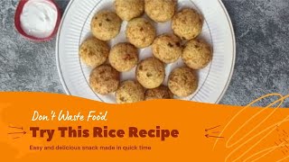 Do You Ever Cooked Leftover Rice Like This  Easy Delicious Leftover Rice Recipe  Without Oven [upl. by Leahcym644]