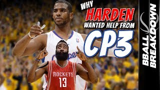 Why James Harden Wanted Chris Pauls Help On The Rockets [upl. by Vierno]