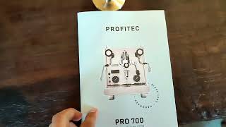 profitec Pro 700 Unboxing [upl. by Mencher]