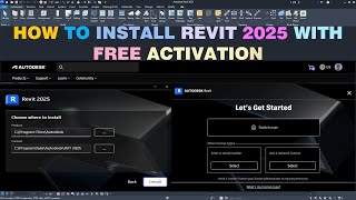 Install Revit 2025  Free Activation [upl. by Yecam]