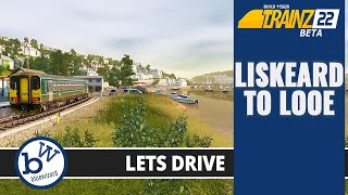 Trainz 22 BETA  Lets Drive Liskeard to Looe Passenger Run Build 115628 [upl. by Enidualc]