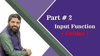 Lecture 23 part 2  input function in c  getline  cingetline  rehan ahmad  input function [upl. by Eseneg]