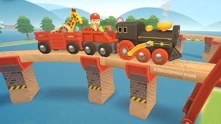 Brio World Eisenbahn Wasserwelt InselBrücken 🌉 Kinderspiele Stars deutsch [upl. by Fellows]