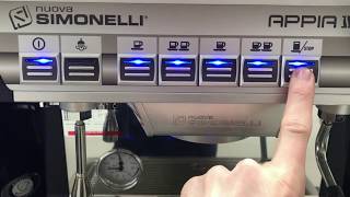 Nuova Simonelli Appia II gr v программирование [upl. by Nairolf319]