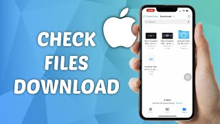 How to Find Downloaded Files on iPhone [upl. by Ardnuahs]