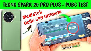 Tecno Spark 20 Pro Plus Pubg Test  Pubg Graphics Test  Tecno Spark 20 Pro Plus Gaming Test [upl. by Gschu787]