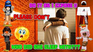 🍒TEXT to speech emoji Roblox🍒 MY COUSIN USED MY DARKEST SECRET TO CONTROL ME🍒 [upl. by Alrak]