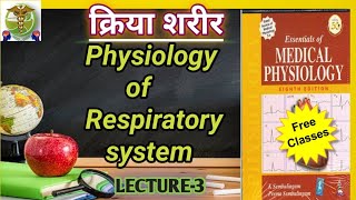 Physiology of Respiratory System l lecture3 Free online classes regular 800PM BAMS1styearlecture [upl. by Halbert]