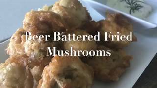 Beer Battered Fried Mushrooms HD 1080p [upl. by Recha]