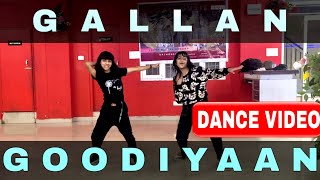 GALLAN GOODIYAAN Dance Choreography BY RUDRAM DANCE STUDIO [upl. by Quickel]