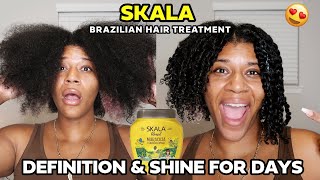 Skala Expert Wash N Go vs Twist Out A Natural Hair Routine [upl. by Manoff]