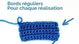 Comment obtenir des Bords réguliers au crochet [upl. by Elaweda]