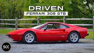 FERRARI 308 GTB 1977  Test drive in top gear  V8 Engine sound  SCC TV [upl. by Onitram]